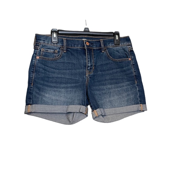 😊5/$10 Old Navy Fitted Medium Washed Shorts Size 8 - Picture 5 of 5